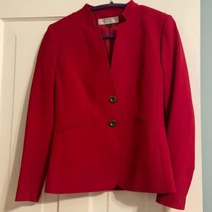 Red tahari blazer 4P
